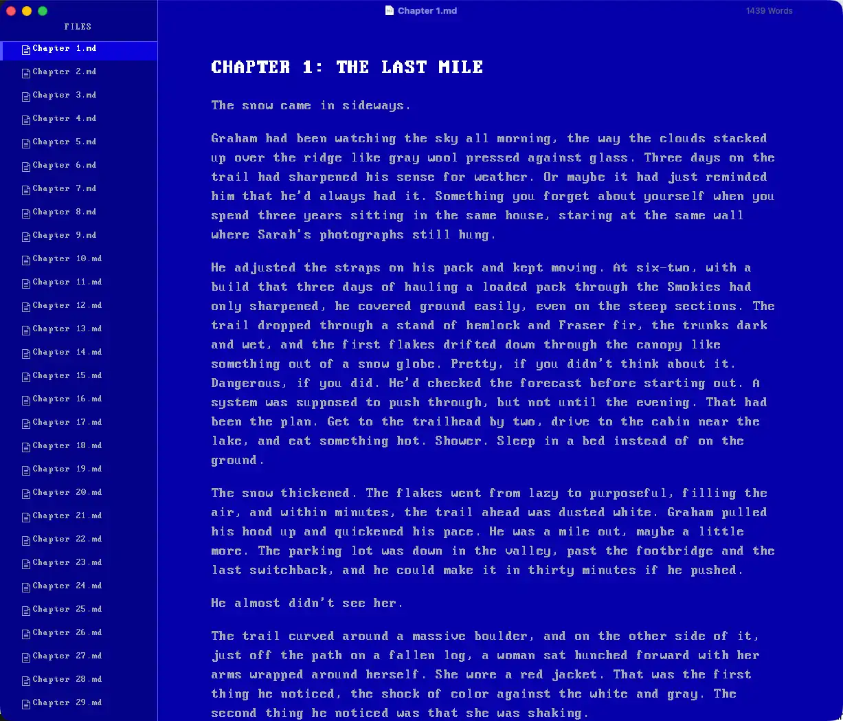WordPerfect for DOS Typora theme